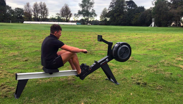 GymGear Blade 2.0 Rower in use
