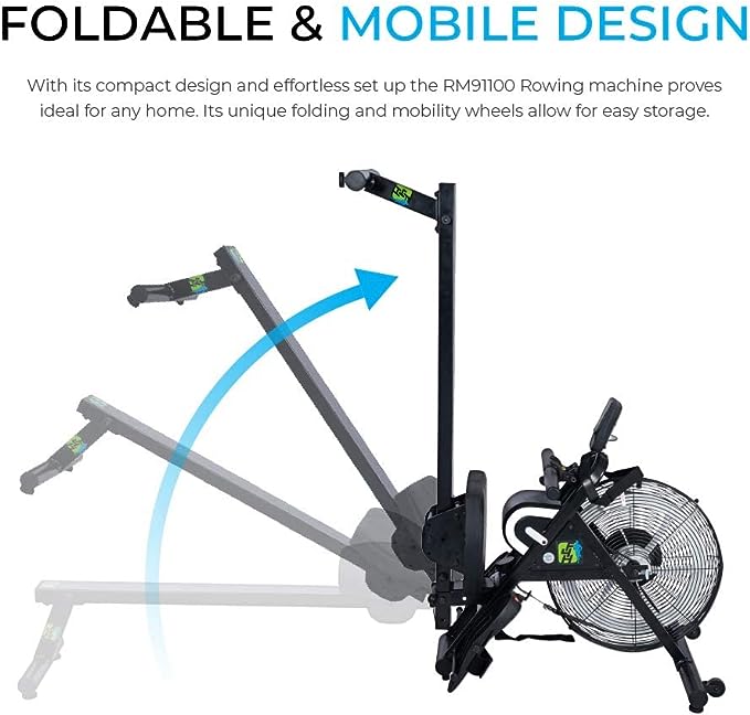 Fit4home Air Rowing Machine RM91100 - Foldable