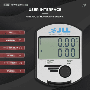 JLL R200 Rowing Machine Review - User Interface