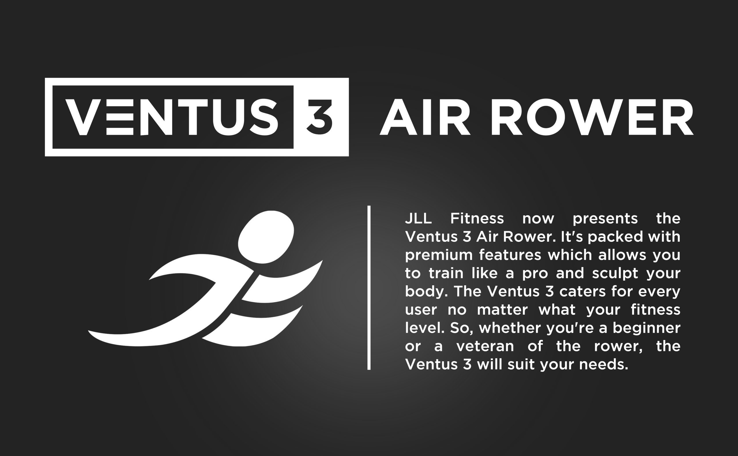 JLL® Ventus 3 Air Resistance Rowing